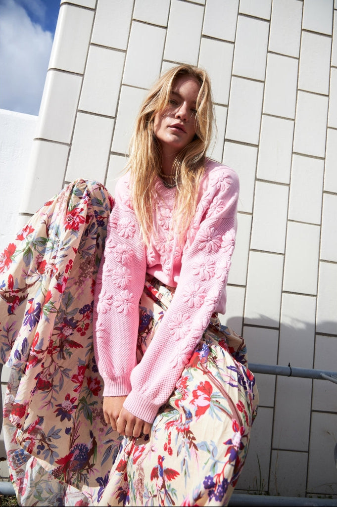 Musa Knit Jumper Pink