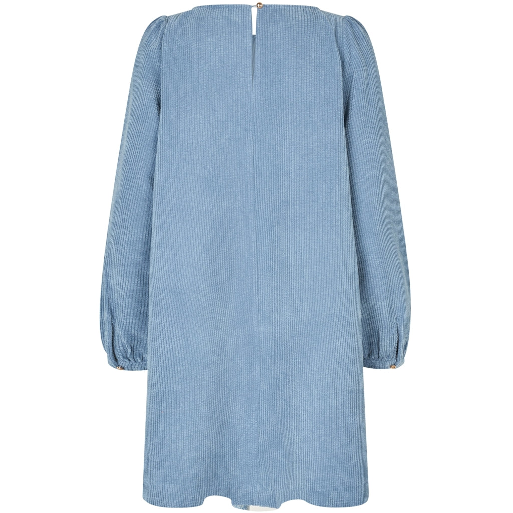 Carla Short Dress Dusty Blue