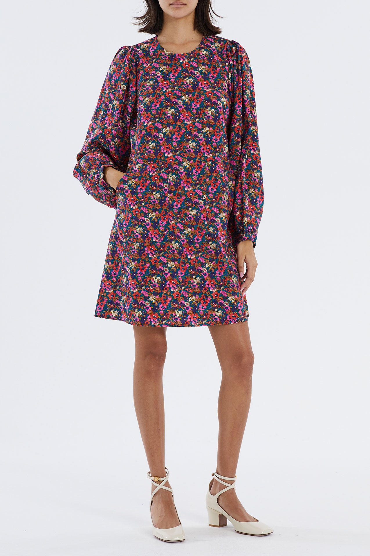 Carla Dress Flower Print