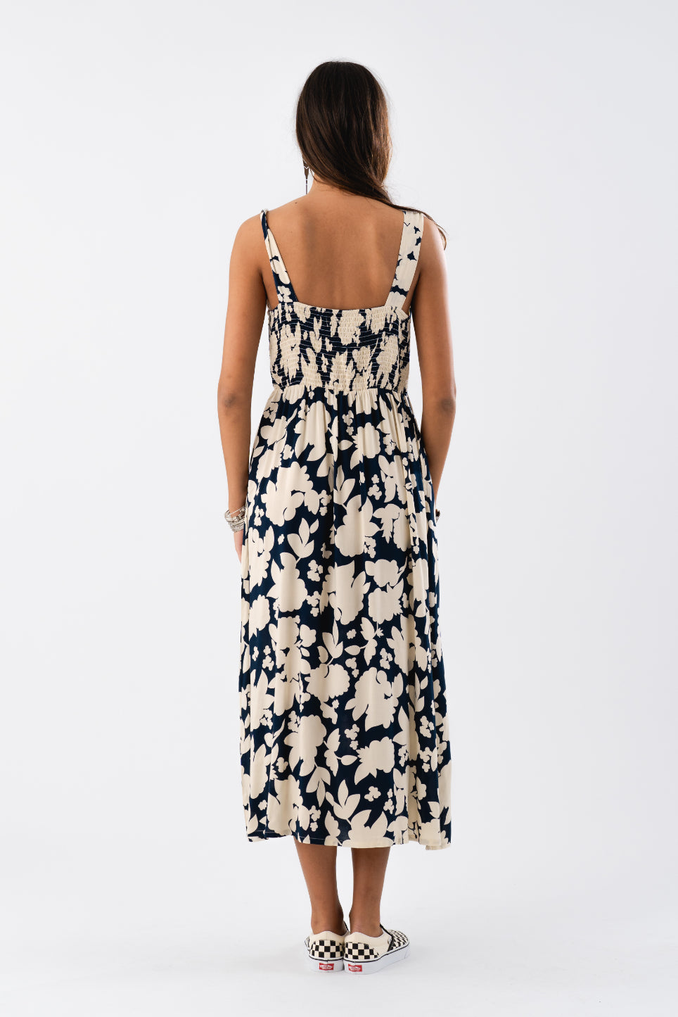 Evangeline Dress Flower Print