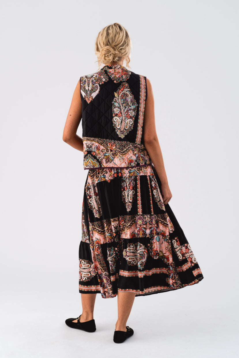 Cairo Vest Flower Print
