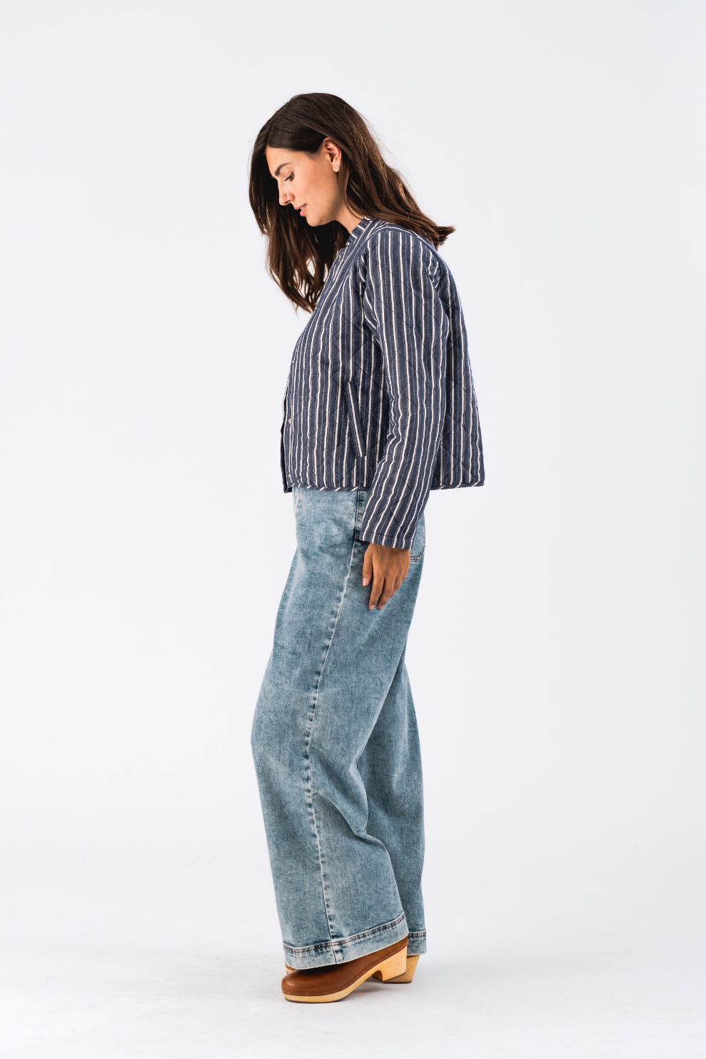 Emilia Jacket Blue Stripe