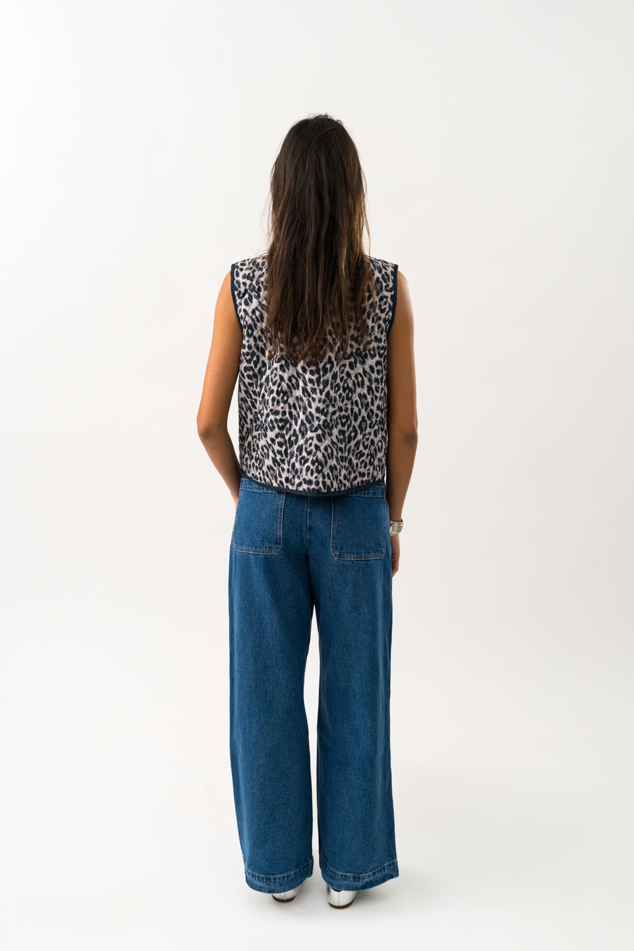 Cairo Quilted Vest Leopard