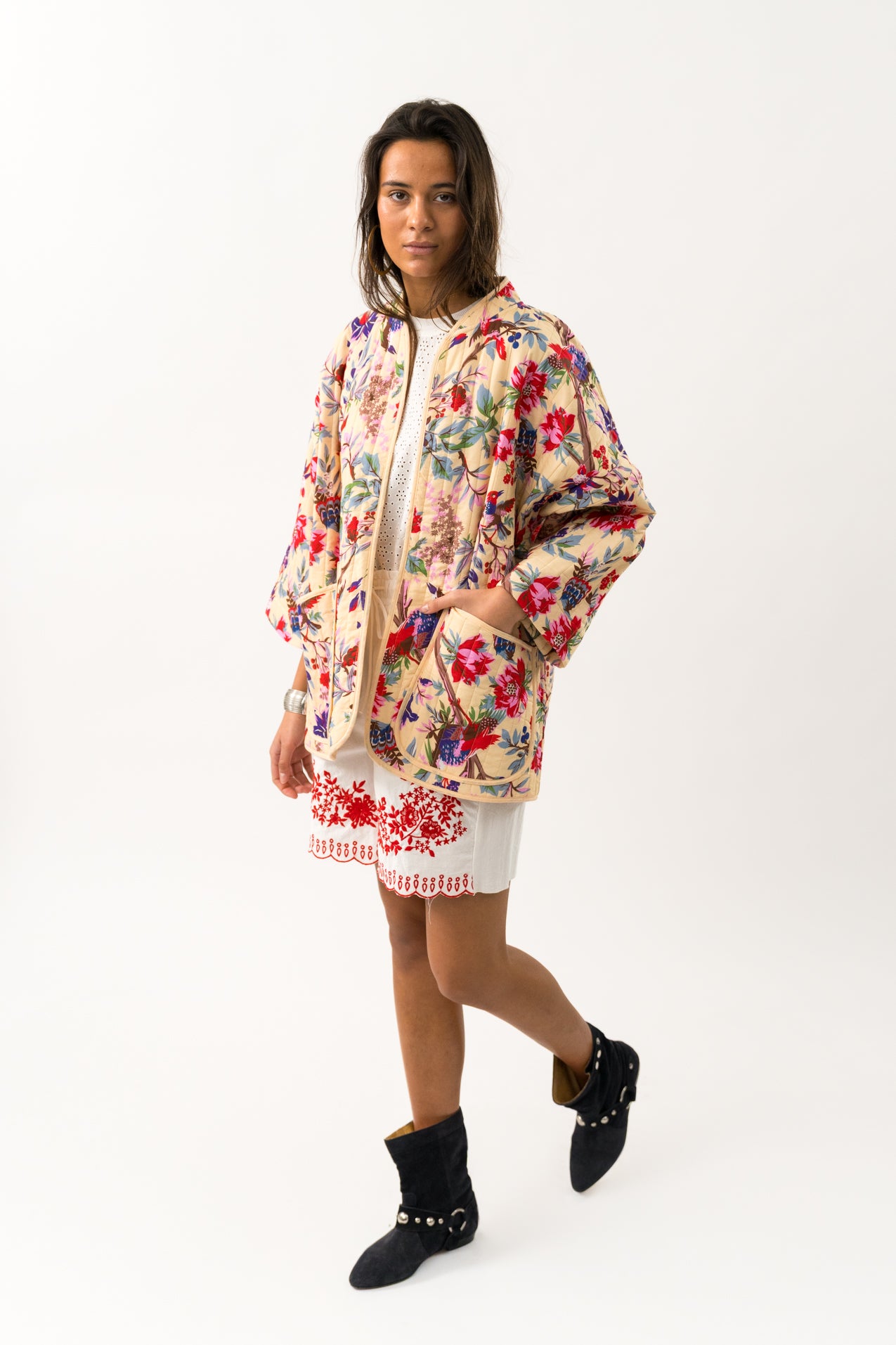 Lulu Jacket Flower Print