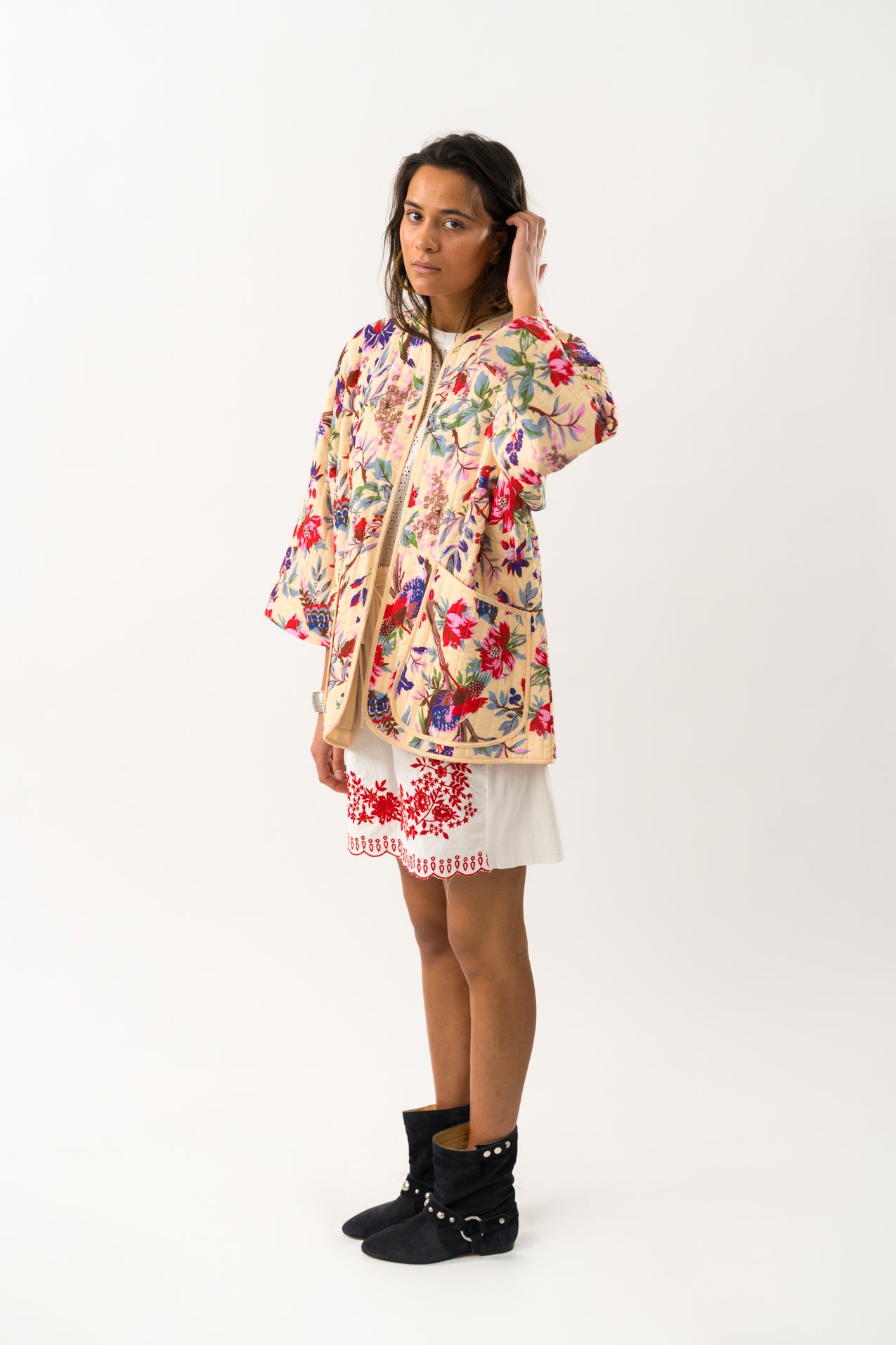 Lulu Jacket Flower Print