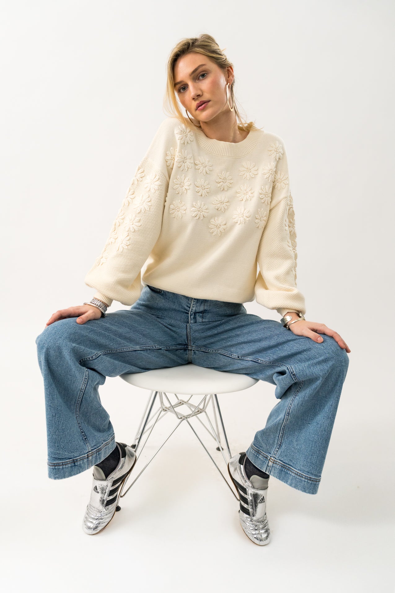 Musa Knit Jumper Creme