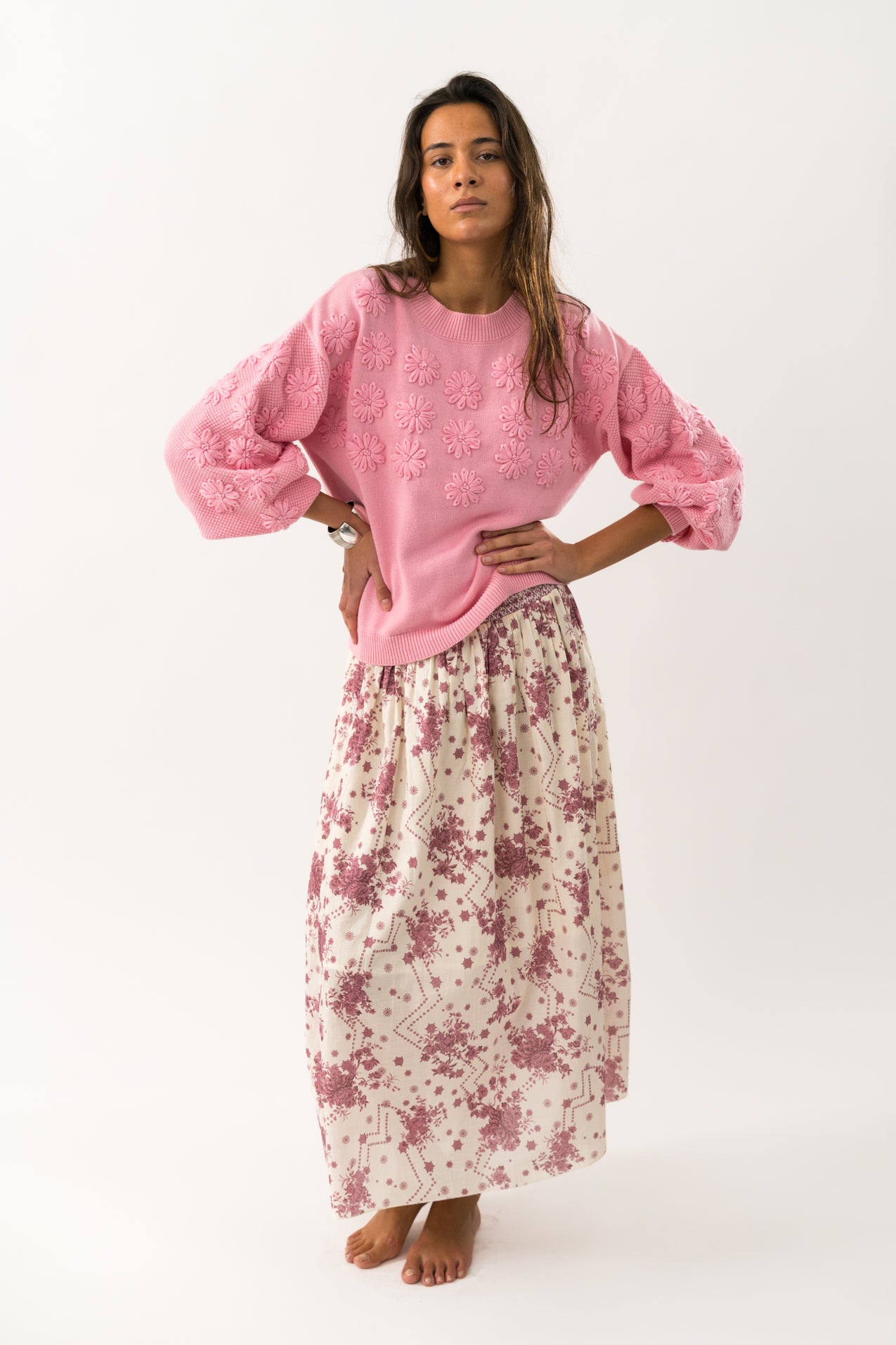 Musa Knit Jumper Pink