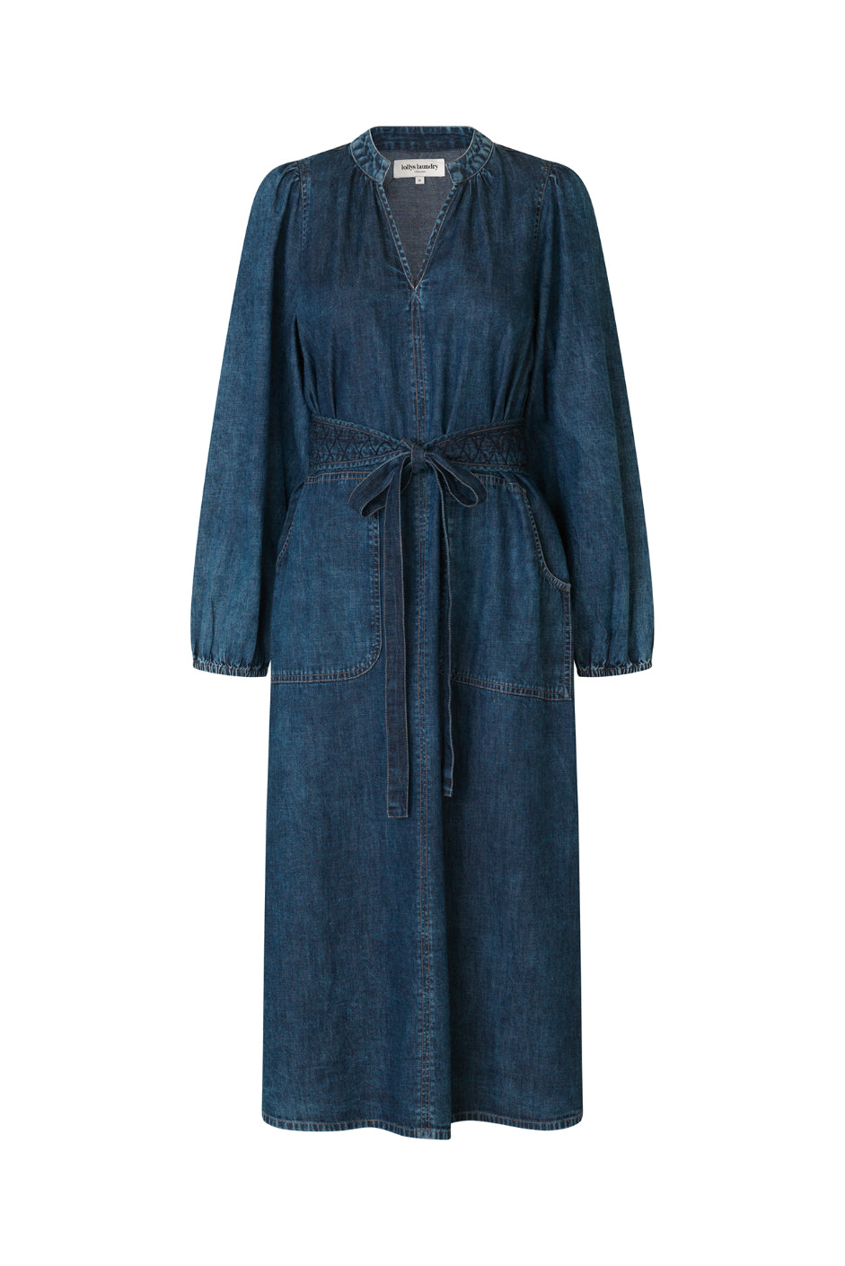 Paris Midi Dress Blue