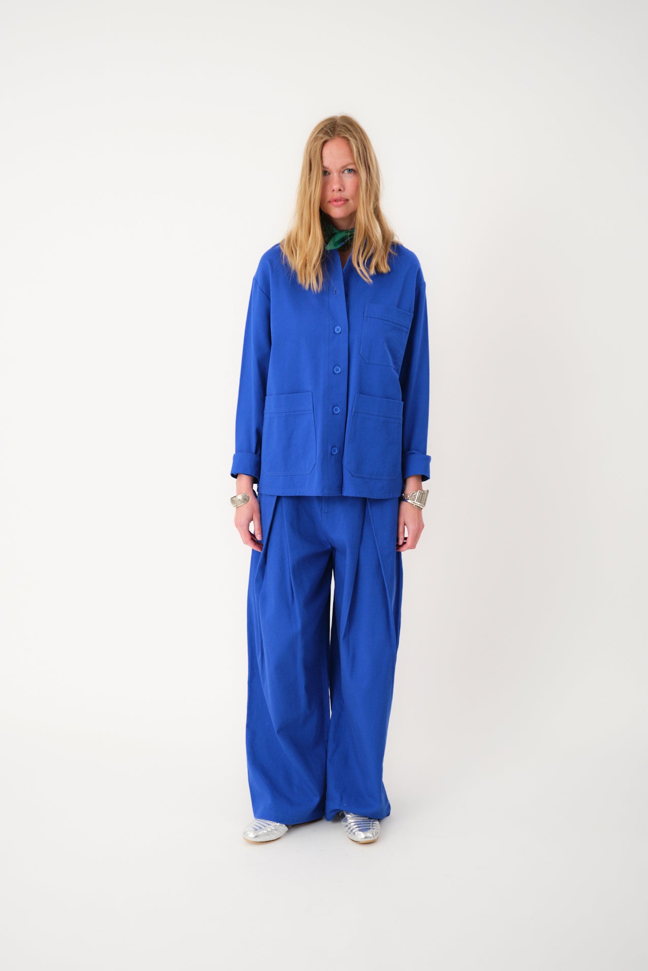 Edda Jacket Neon Blue