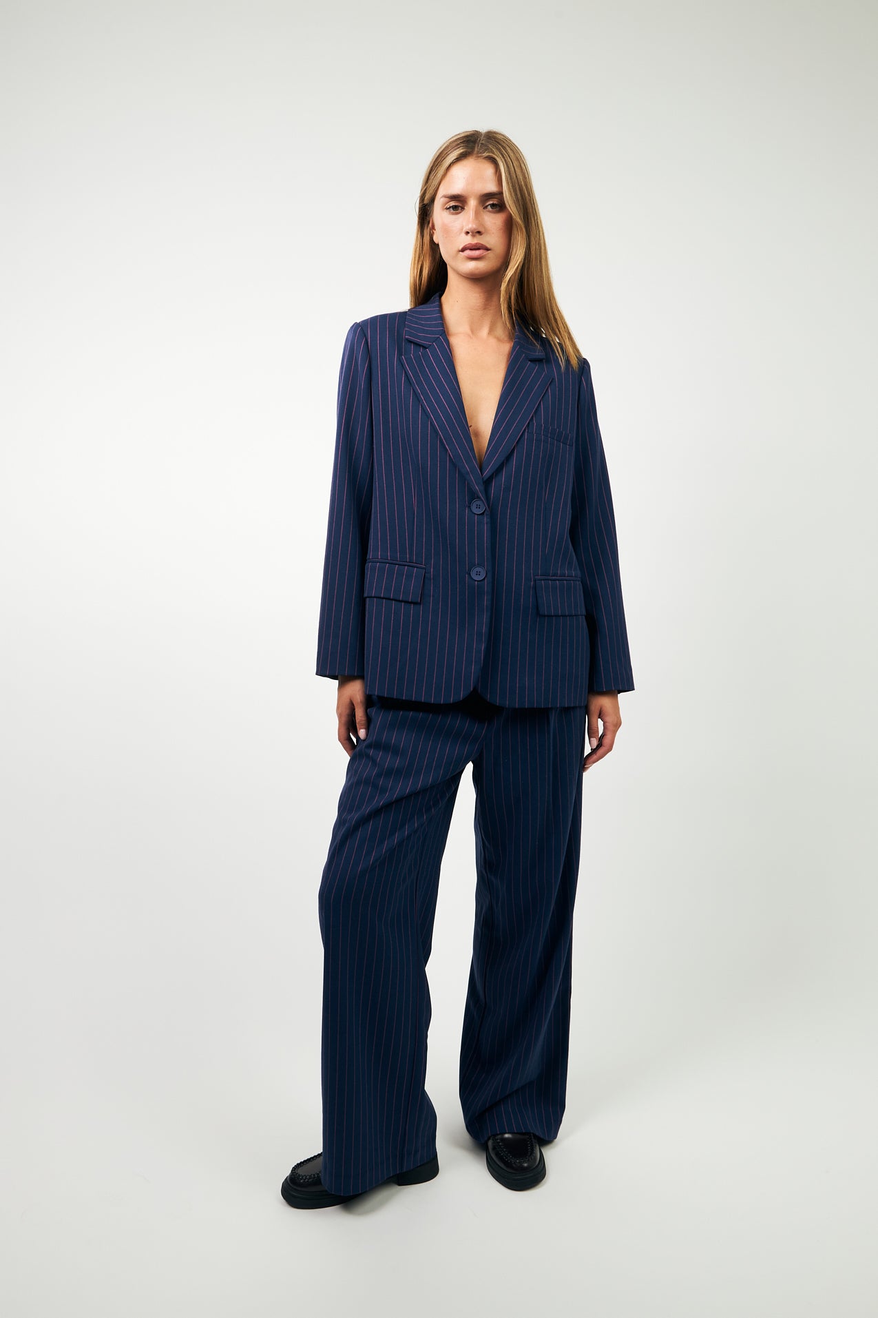 Ryan Blazer Pink Stripe
