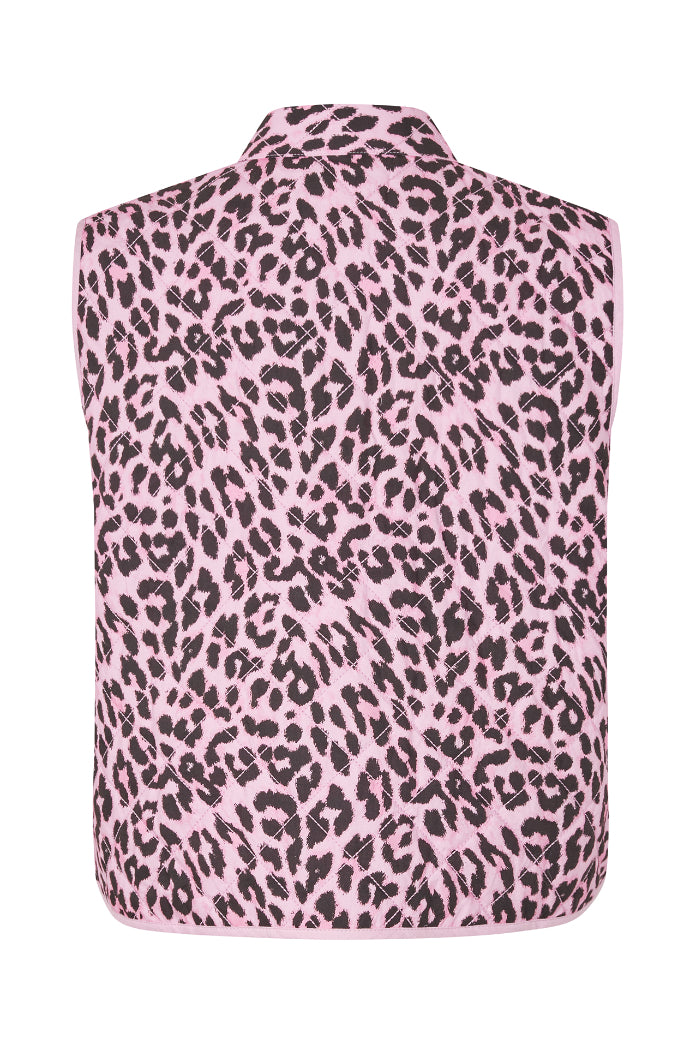 Cairo Vest Pink Leopard