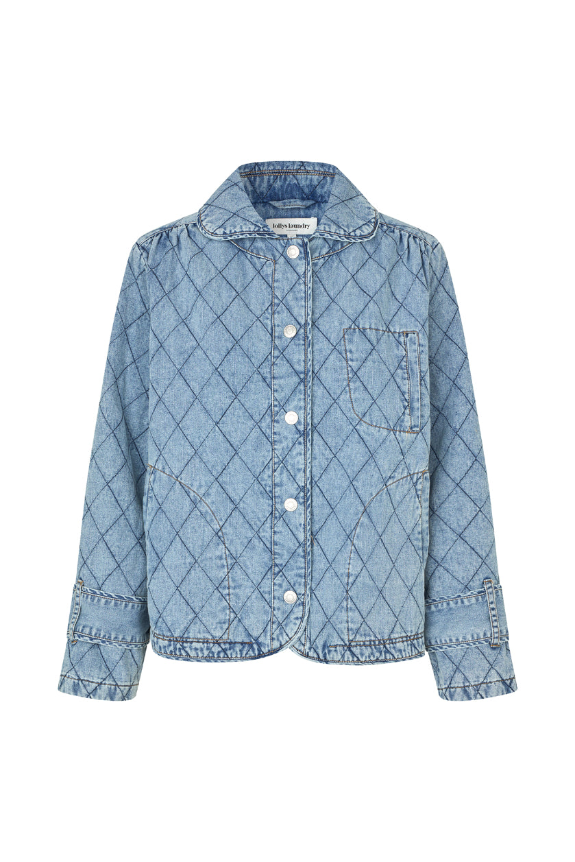Viola Quilted Jacket Denim