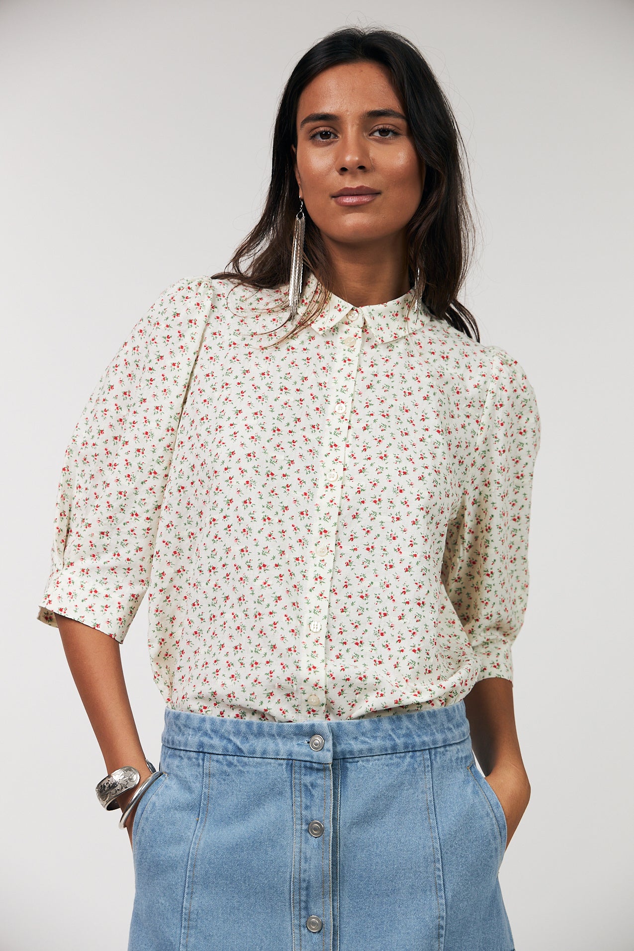Bono Shirt Red Print