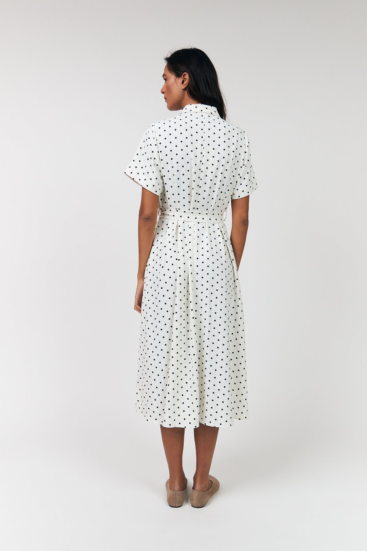 Blake Midi Dress Dot Print