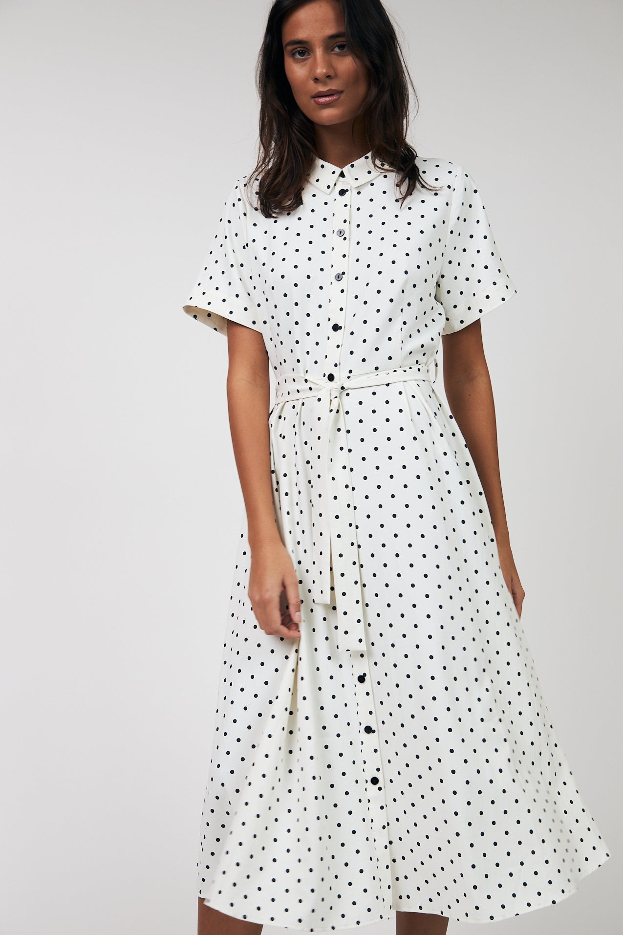 Blake Midi Dress Dot Print