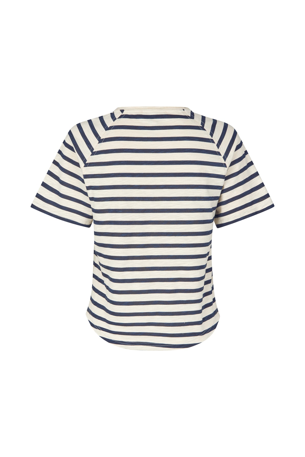 Liz Tee SS Dark Navy Stripe