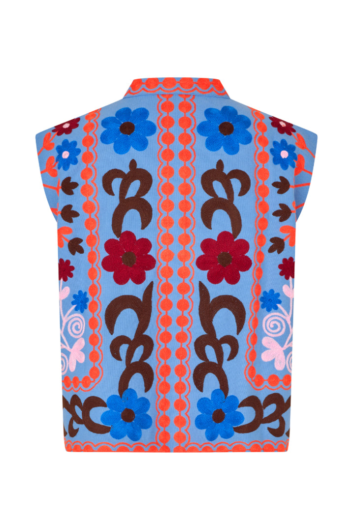 Bin Vest Blue