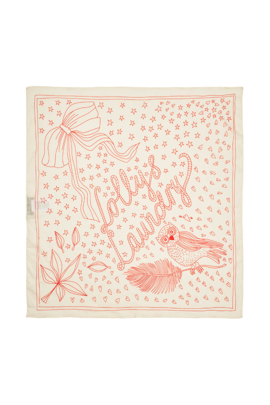 Fairy Tale Scarf Red