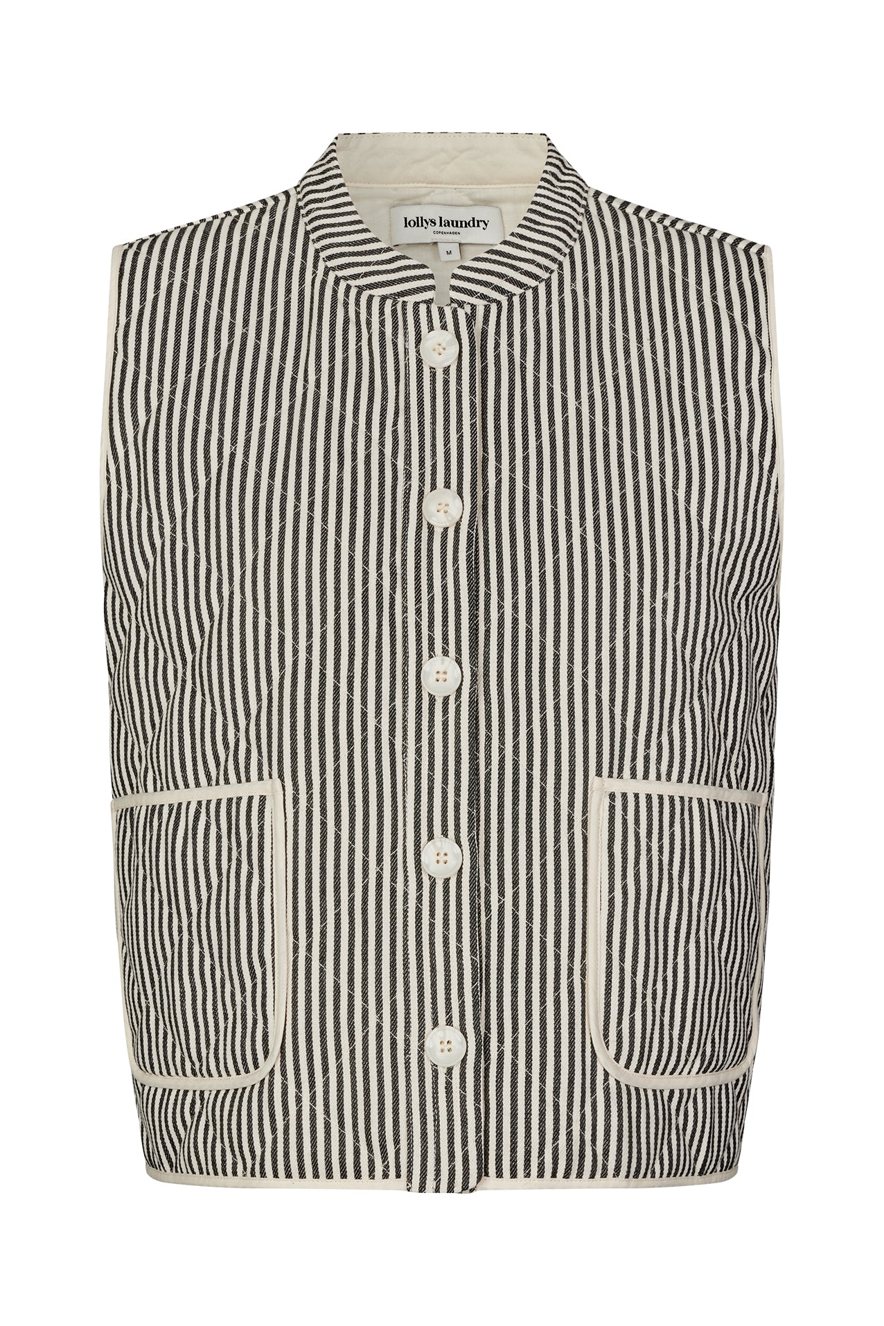 Cairo Vest Black Stripe