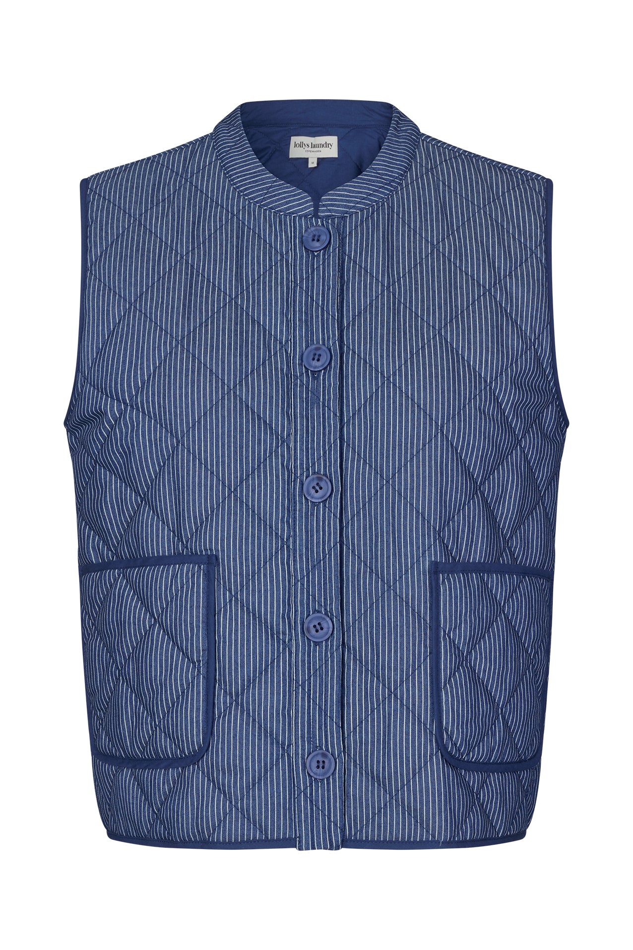 Cairo Vest Blue Stripe