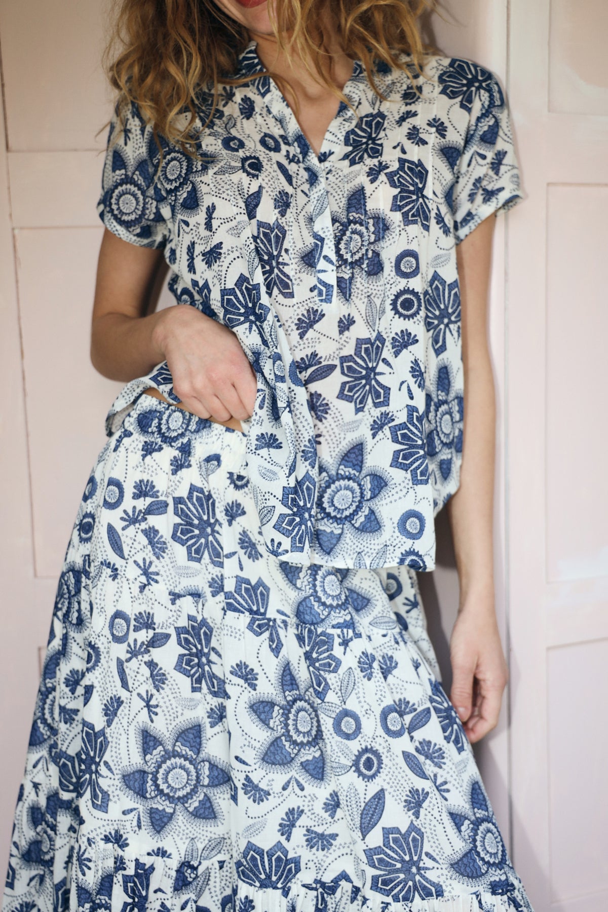 Heather Top Blue