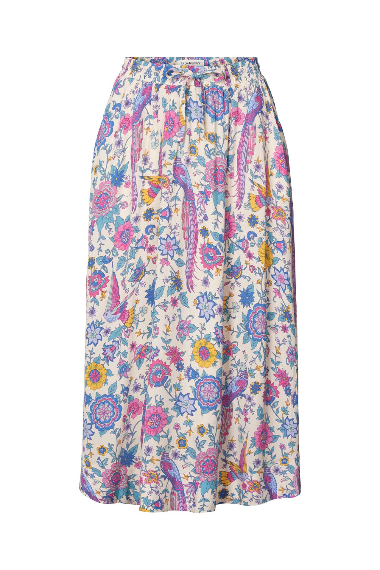 Bristol Skirt Multi Bird Print