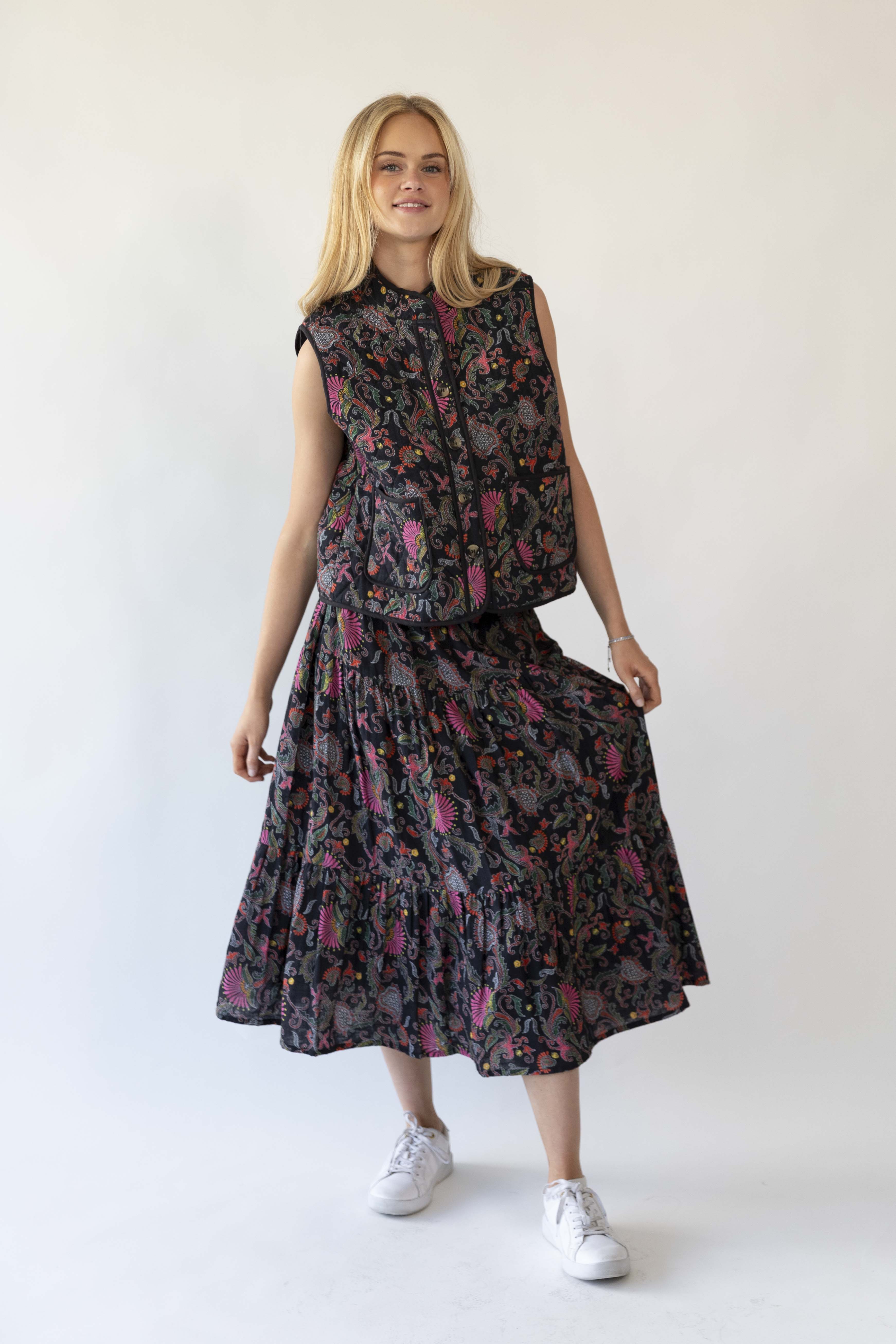 Morning Skirt Flower Print