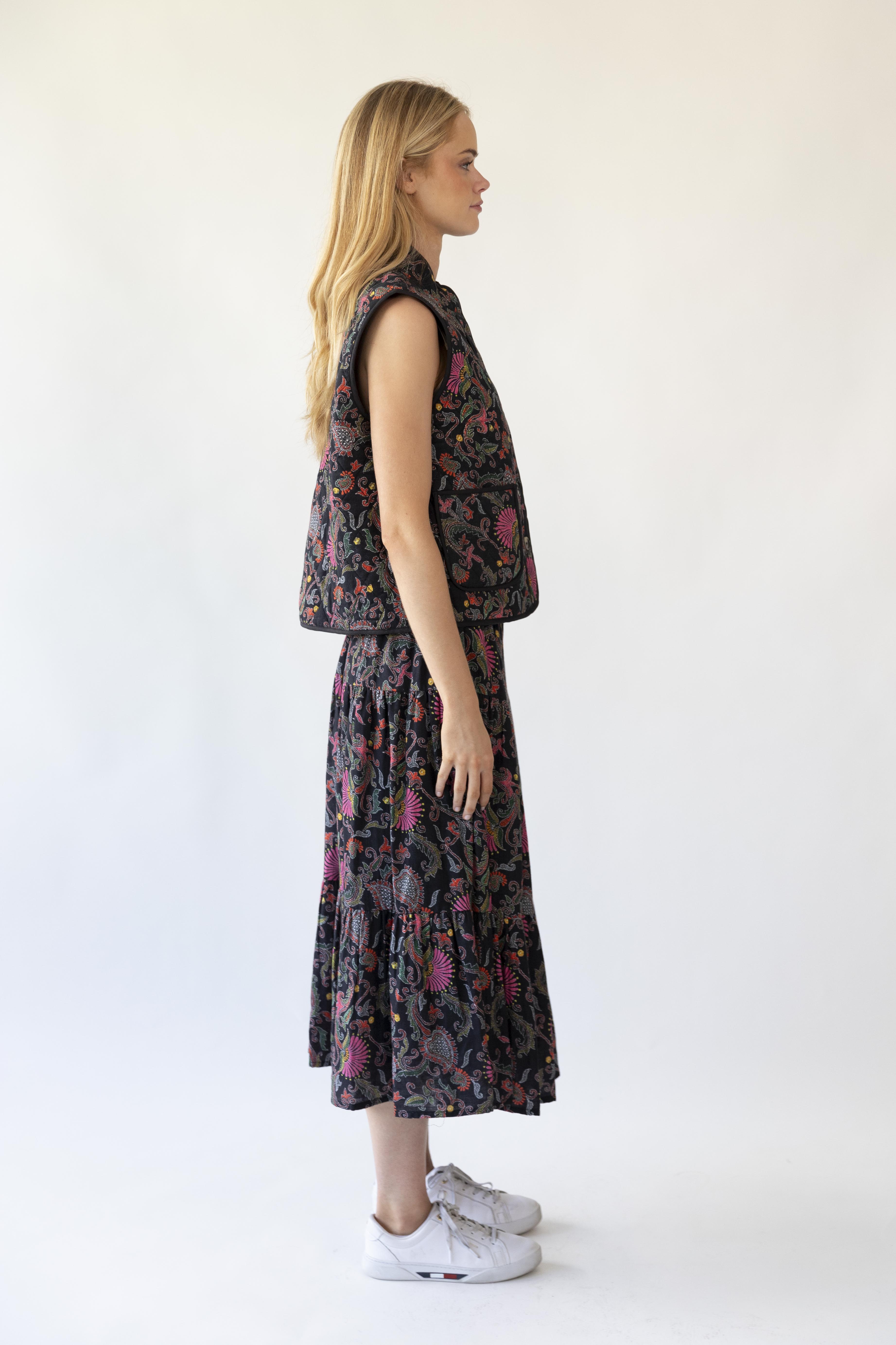 Morning Skirt Flower Print