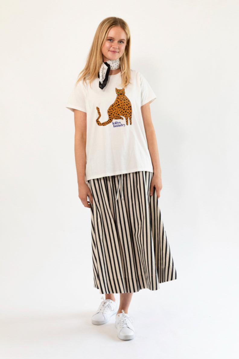 Bristol Midi Skirt Stripe