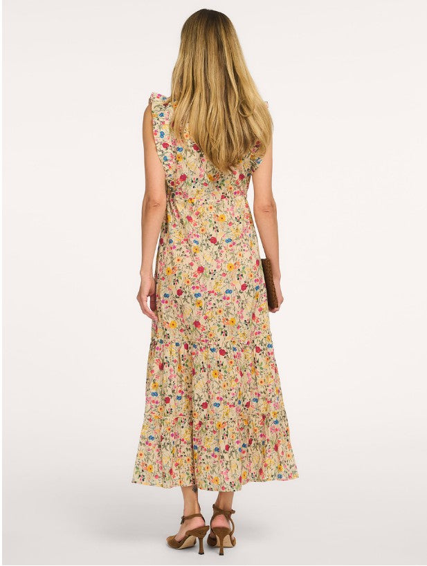 Samo Midi Dress Flower Print