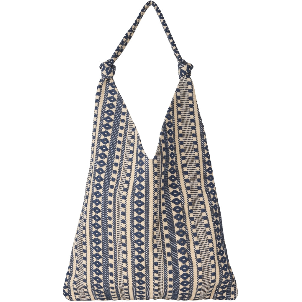 Tay Hobo Bag Dark Blue Stripe