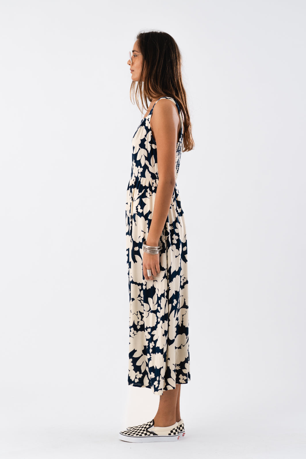 Evangeline Dress Flower Print