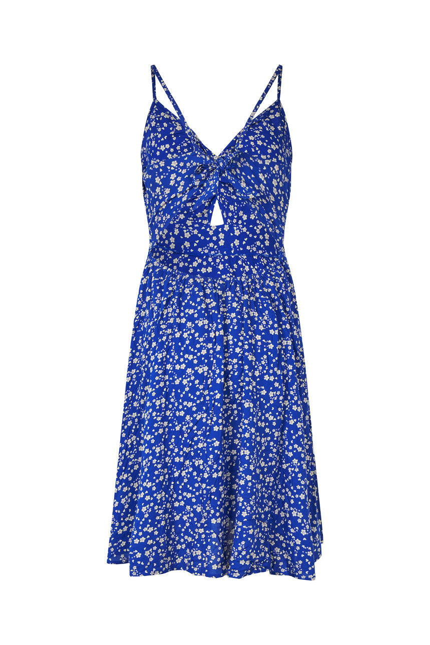 Nixi Short Dress Blue Flower