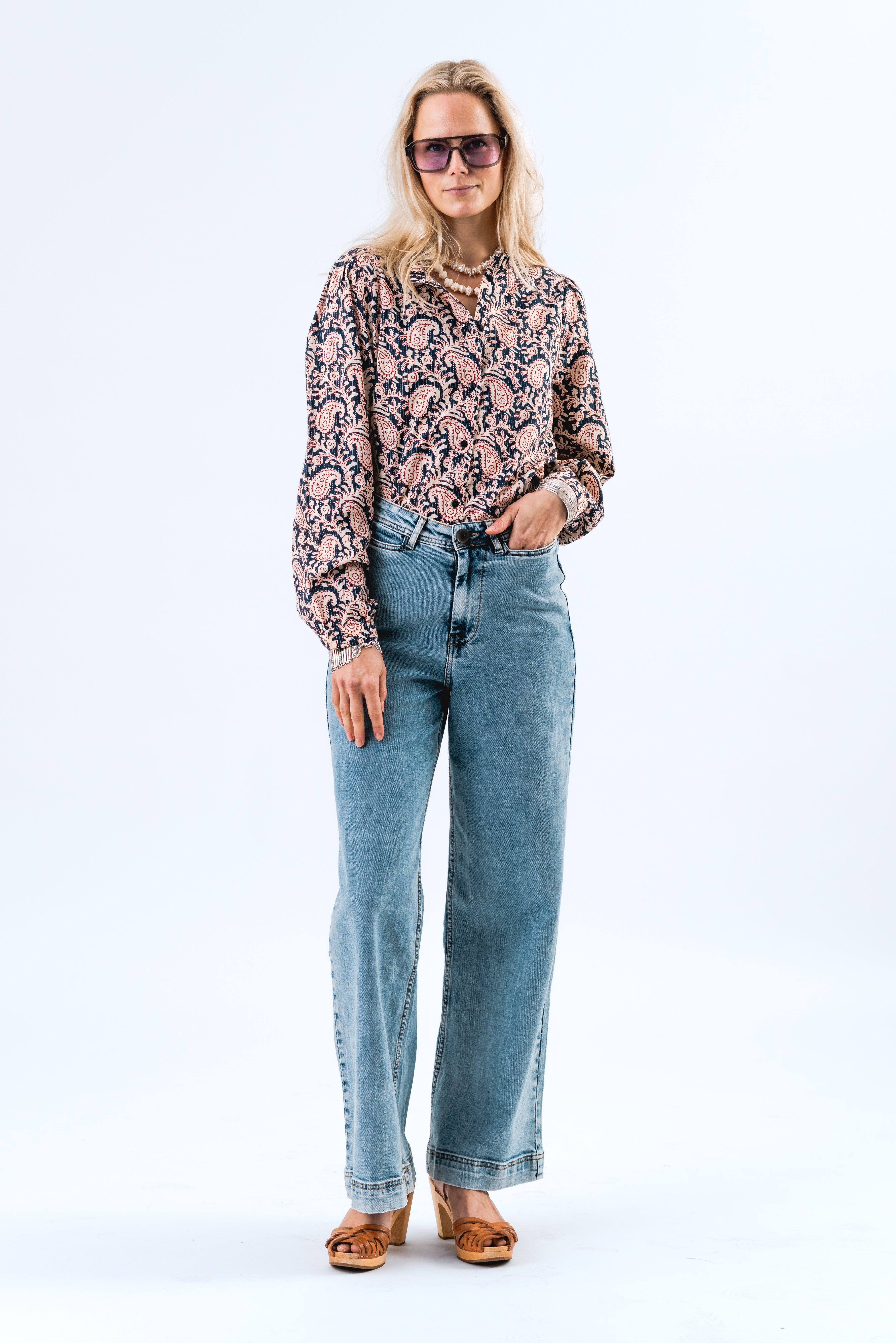 River Shirt Graphic Print