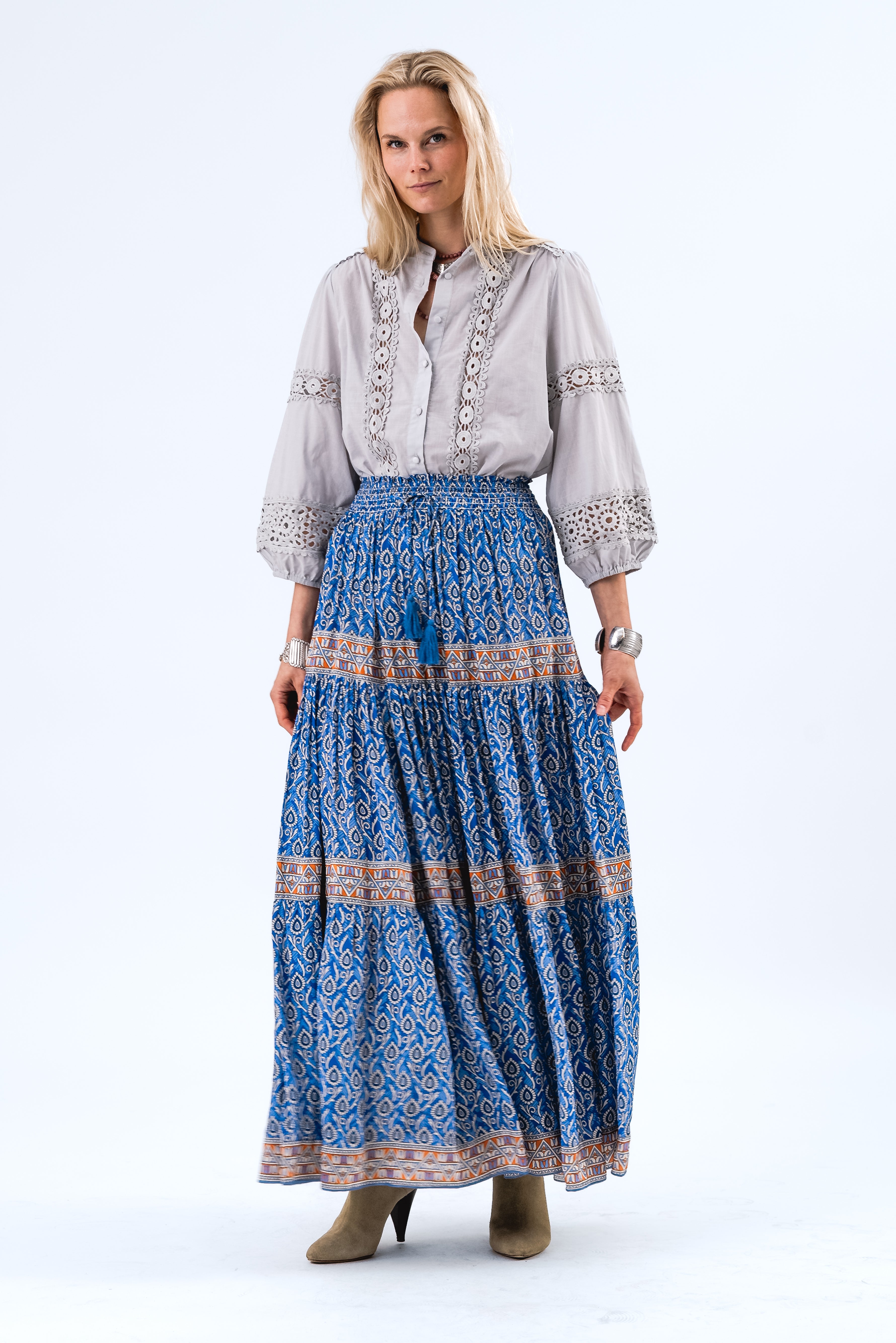 Diamond Maxi Skirt