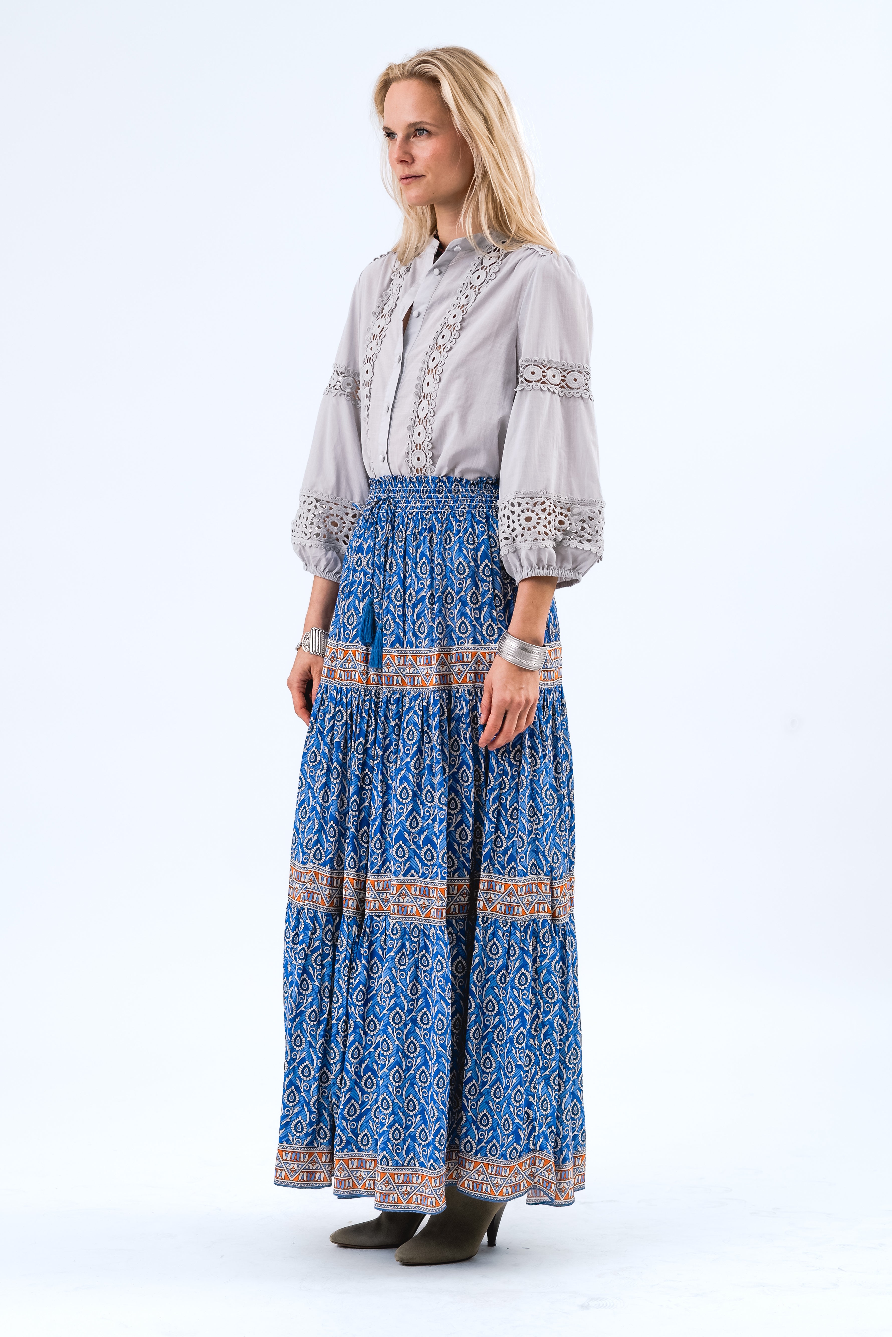 Diamond Maxi Skirt