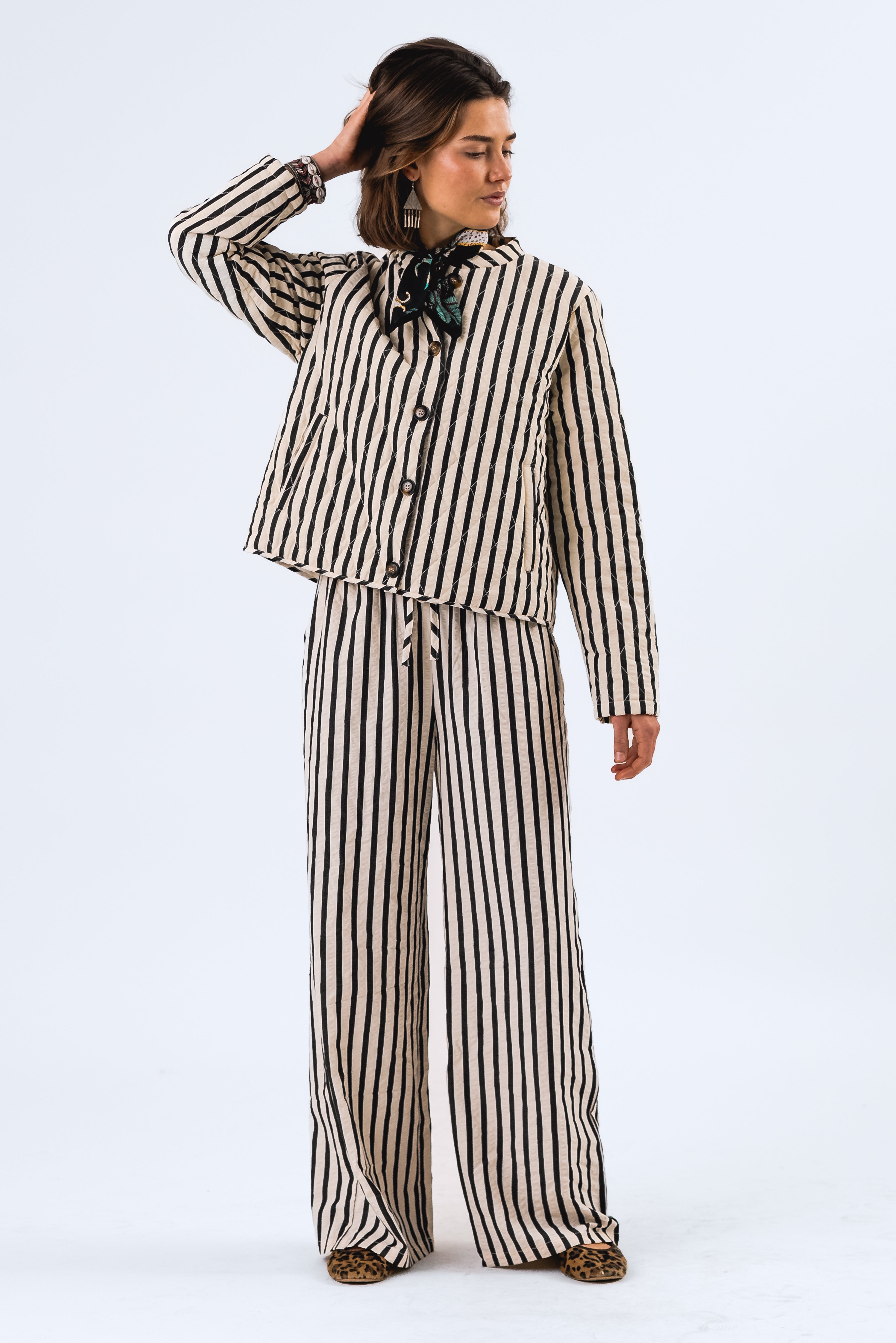 Emilia Jacket Stripe