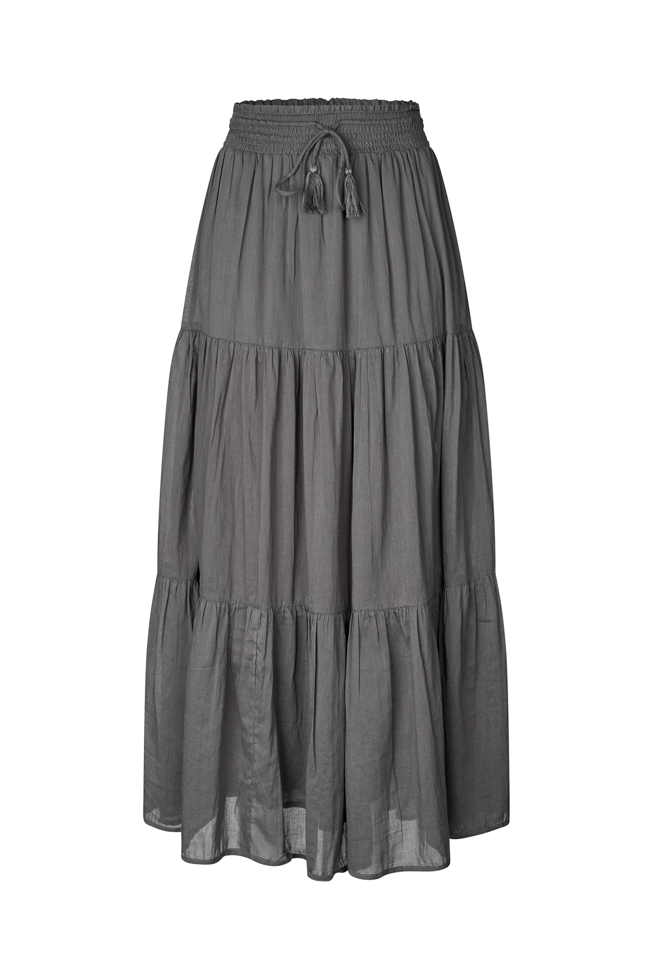 Diamond Maxi Skirt Washed Black
