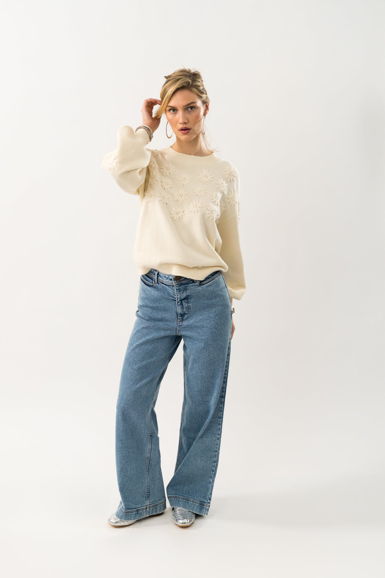 Musa Knit Jumper Creme