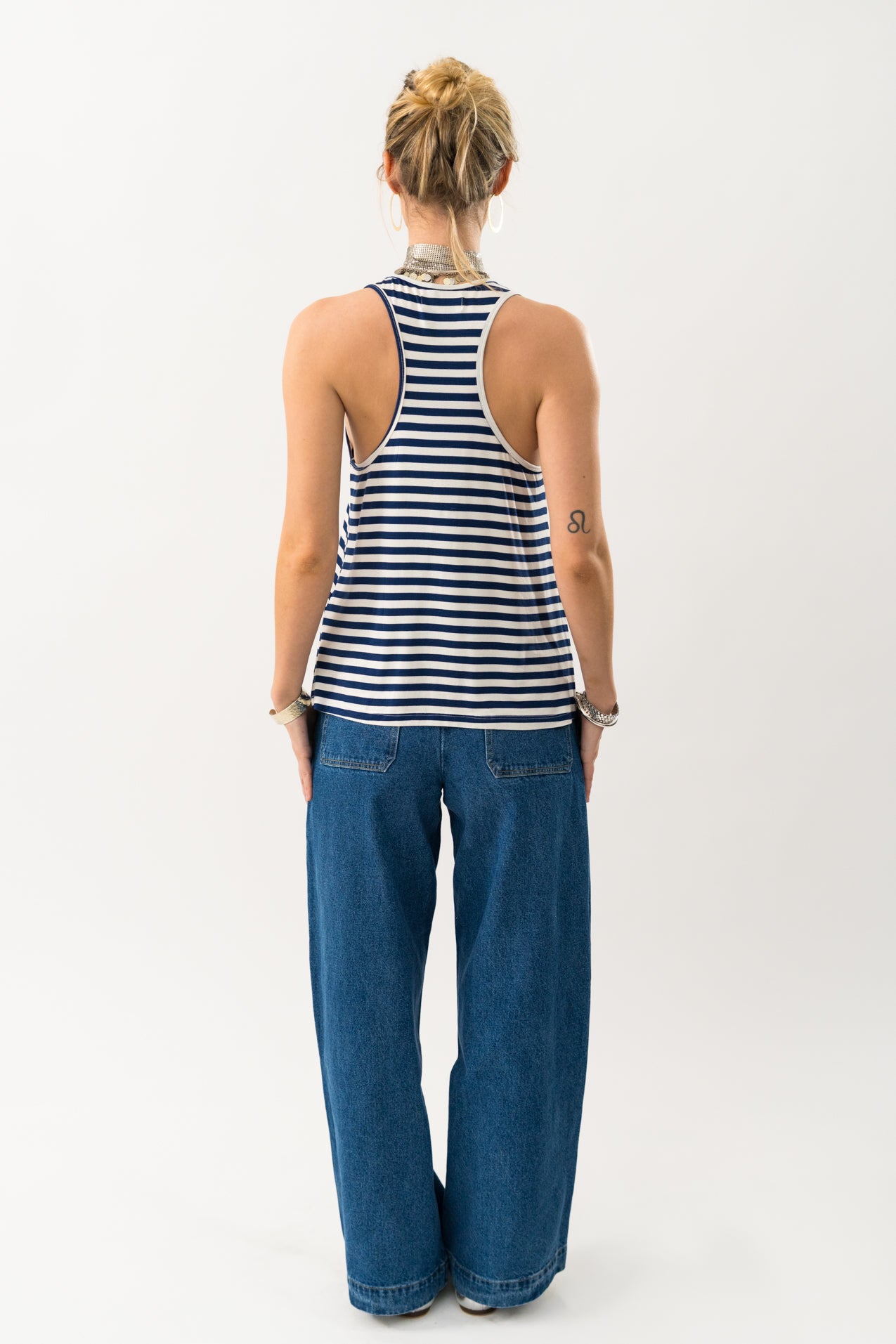 Als Top Blue Stripe