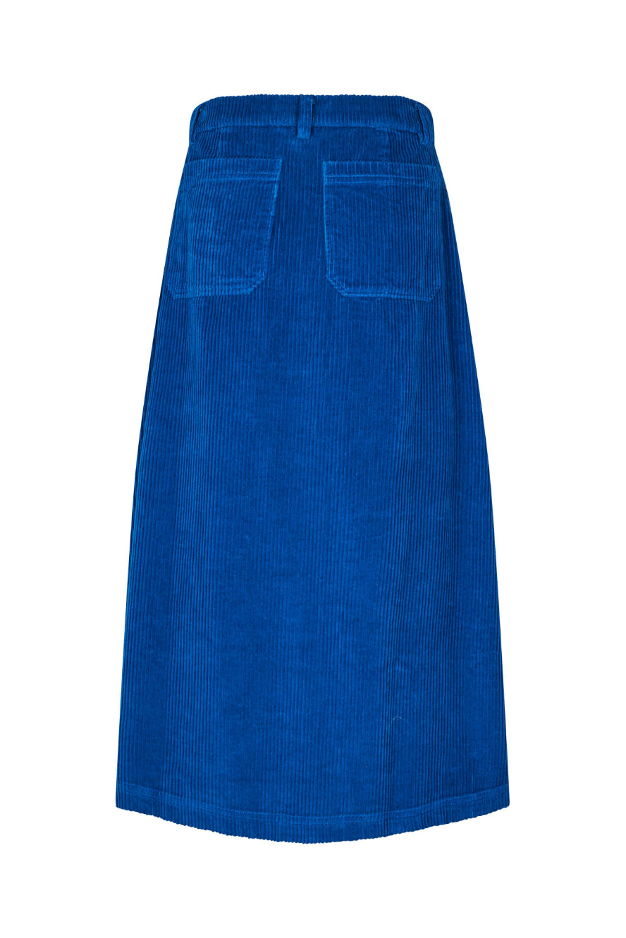 Una Maxi Skirt Neon Blue