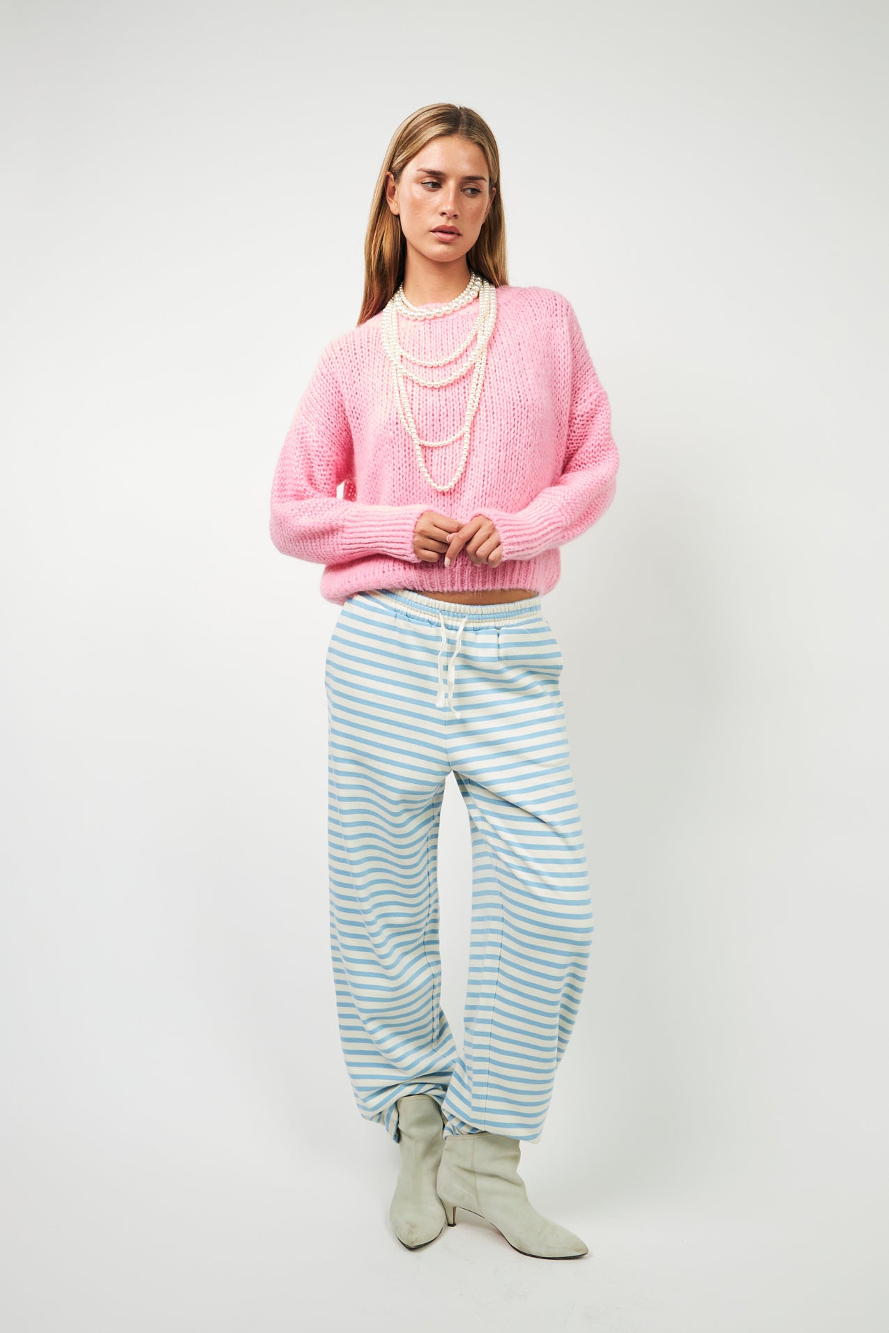 Isolde Knit Jumper Light Pink