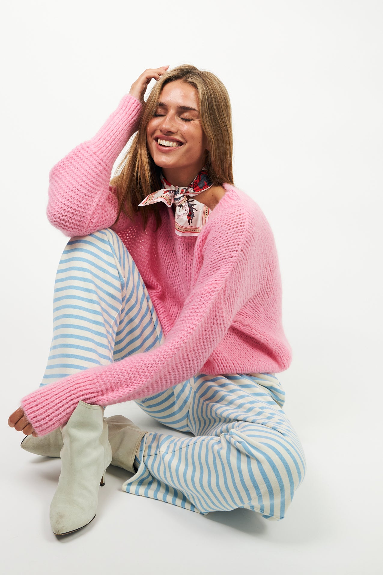 Isolde Knit Jumper Light Pink