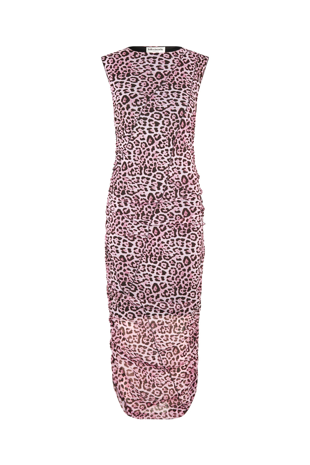 Lolu Maxi Dress Pink Leopard