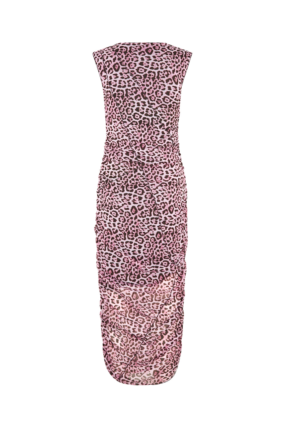 Lolu Maxi Dress Pink Leopard