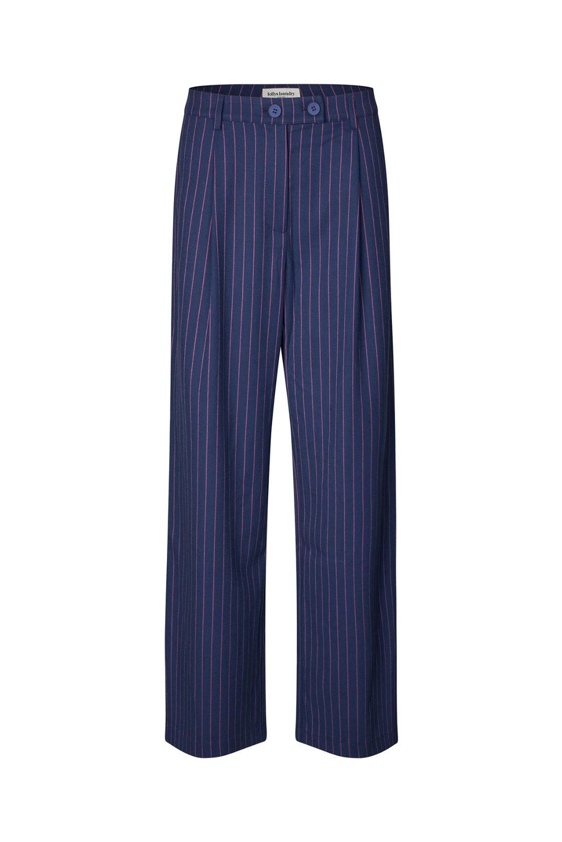 Tyler Pants Navy Pink Stripe