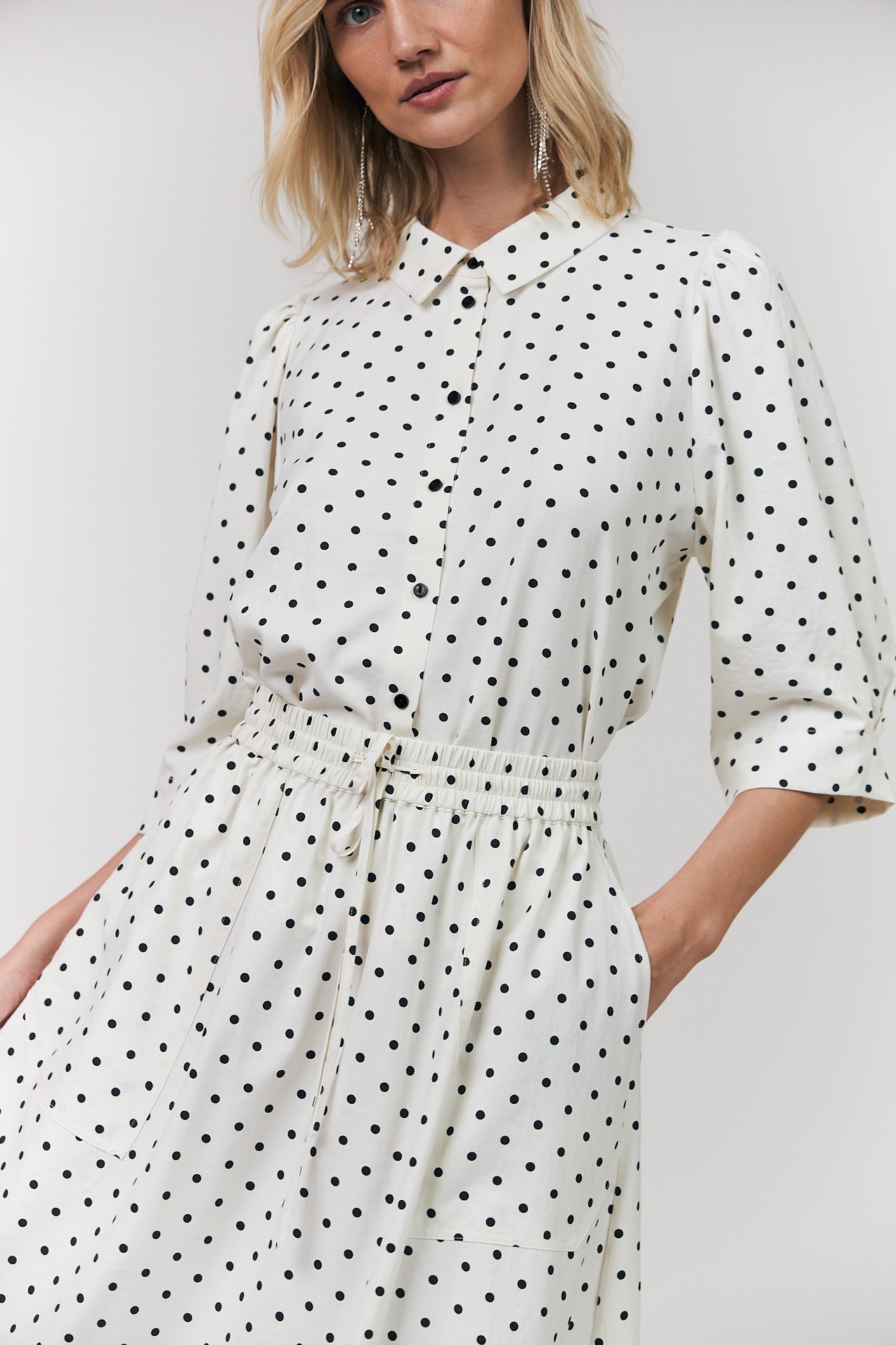 Bono Shirt Dot Print