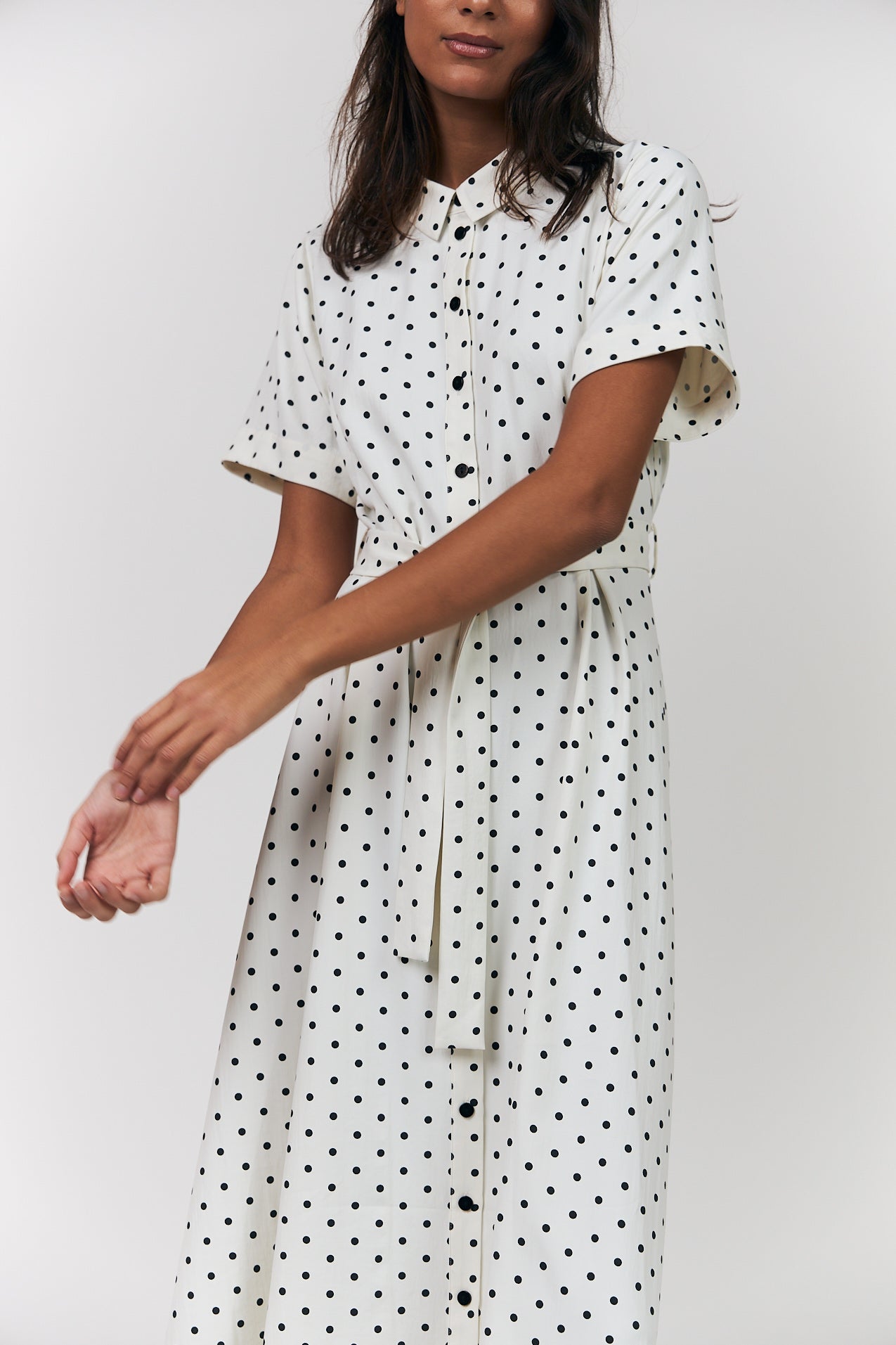 Blake Midi Dress Dot Print