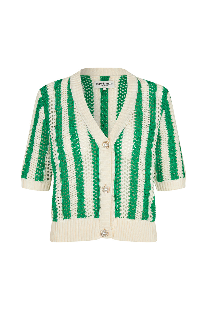 Siva Knit Cardigan Green