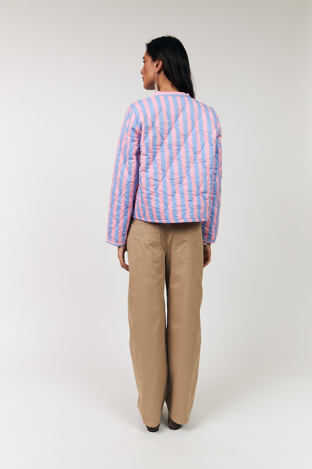 Emilia Jacket Pink Stripe